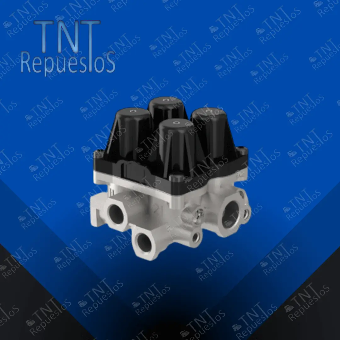 Válvula 4 Circuitos tipo Wabco tapa plástica. Reemplaza: 9347147400