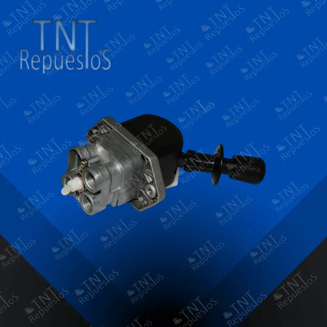 Válvula freno de mano doble circuito tipo Wabco. Volvo. Reemplaza: 9617232120