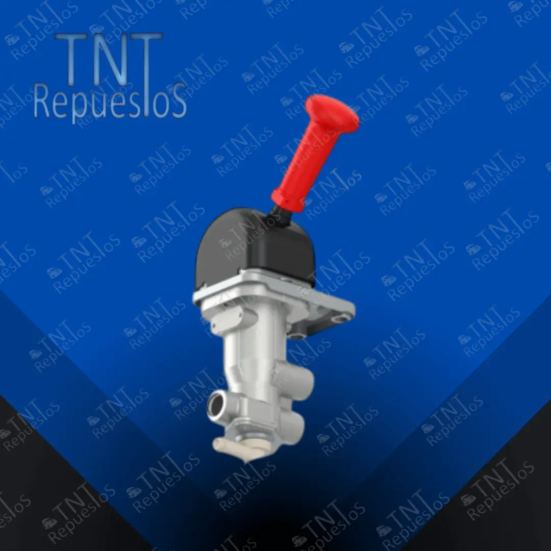 Freno de mano tipo Wabco, tipo Knorr. Mercedes Benz, Scania, Deutz Reemplaza: 9617221700 / 9617221710 / I90208 / I86209