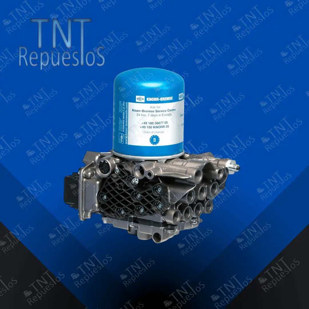 E-APU SECADOR completo KNORR EAC EL2201 Mercedes Benz. Reemplaza: K007331 / K138263 / K138263N50 / 0014461264 / 0004461664 / 0014465064